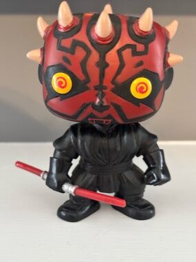 Funko Red & Black Darth Maul Bobblehead Figure
